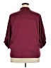 Next 100% Polyester Burgundy 3/4 Sleeve Blouse Size 18 - photo 2