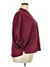 Next 100% Polyester Burgundy 3/4 Sleeve Blouse Size 18 - photo 4