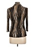 Tribal 100% Polyester Brown 3/4 Sleeve Blouse Size 10 - photo 2