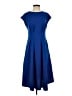 Westend Solid Blue Cocktail Dress Size S - photo 1