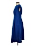 Westend Solid Blue Cocktail Dress Size S - photo 5