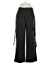 Unbranded 100% Polyester Black Cargo Pants Size M - photo 1