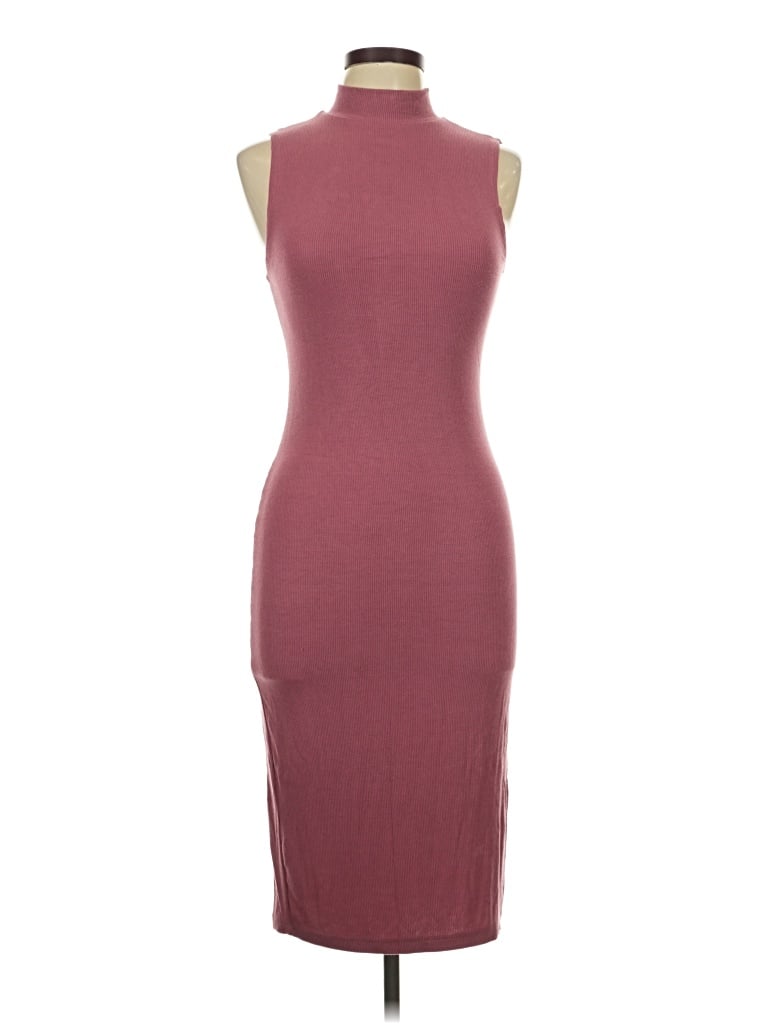 Pre-owned Popular 21 Cocktail Dress In Burgundy