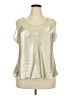 Assorted Brands Metallic Silver Sleeveless Blouse Size 2X - photo 1
