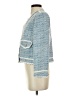 Aqua 100% Polyester Tweed Blue Blazer Size S - photo 5