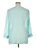 Talbots Outlet 100% Polyester Teal 3/4 Sleeve Blouse Size XL - photo 2