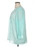 Talbots Outlet 100% Polyester Teal 3/4 Sleeve Blouse Size XL - photo 5