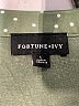 Fortune + Ivy 100% Polyester Green 3/4 Sleeve Blouse Size L - photo 7