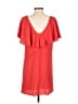 Charming Charlie Solid Red Casual Dress Size S - photo 2