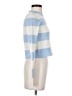 Intermix 100% Cashmere Stripes Blue Cardigan Size P (petite) - photo 4