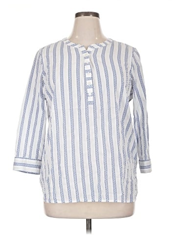 Talbots Outlet 3/4 Sleeve Button-Down Shirt (view 1)
