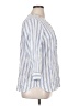 Talbots Outlet 100% Cotton Stripes Blue 3/4 Sleeve Button-Down Shirt Size XL - photo 4