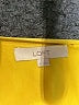 Ann Taylor LOFT 100% Polyester Solid Yellow Long Sleeve Blouse Size M - photo 7