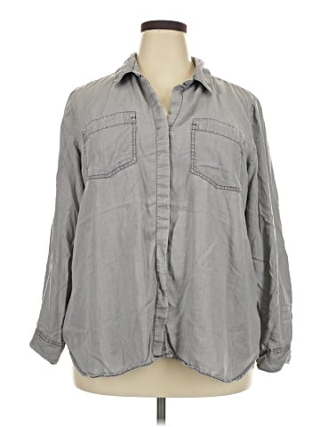 Terre Bleue Long Sleeve Button-Down Shirt (view 1)