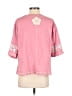 Shein 100% Cotton Pink Short Sleeve Top Size 4 - photo 2