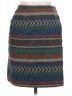 Assorted Brands Chevron-herringbone Teal Casual Skirt Size 10 - photo 1
