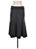 Christopher & Banks 100% Polyester Chevron-herringbone Gray Casual Skirt Size 6 - photo 1