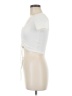 Zara Ivory Short Sleeve Top Size M - photo 5