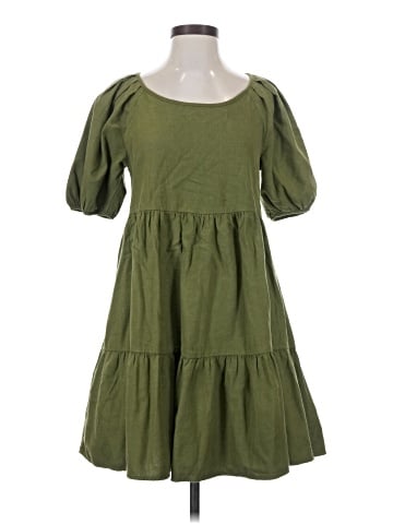 Madewell (Re)sponsible Puff-Sleeve Mini Dress (view 1)