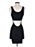 Bebe Solid Black Cocktail Dress Size S - photo 2