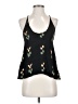 Blu Moon 100% Rayon Black Sleeveless Blouse Size Sm (1) - photo 1