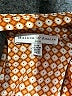 Maison d' Amelie 100% Polyester Houndstooth Orange Short Sleeve Blouse Size M - photo 7
