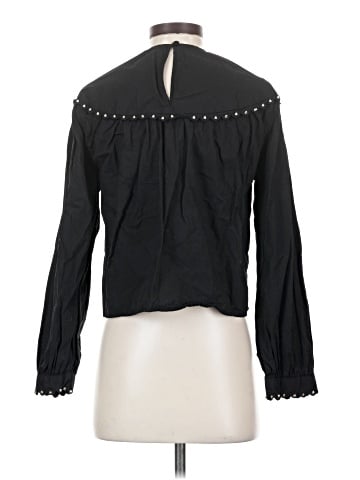 Topshop Long Sleeve Blouse (view 2)