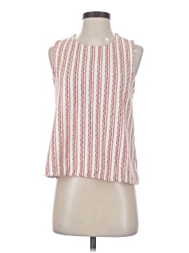 Madewell Bouclé Stripe Cross-Back Tank Top