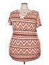 Bobbie Brooks Pink Short Sleeve Top Size 3X - photo 1