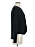 Remade 100% Polyester Black Long Sleeve Blouse Size M - photo 4