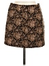 Assorted Brands 100% Polyester Paisley Brown Casual Skirt Size M - photo 2