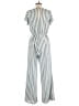 One Clothing Stripes Gray Jumpsuit Size M - photo 2