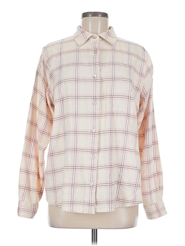 Pre-owned Orvis Long Sleeve Button Down Shirt In Pink