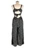 Socialite 100% Polyester Polka Dots Black Jumpsuit Size M - photo 2