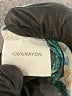 Unbranded 100% Rayon Teal 3/4 Sleeve Blouse Size L - photo 5