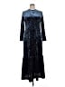 Sparrow Solid Blue Casual Dress Size XL - photo 1