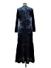 Sparrow Solid Blue Casual Dress Size XL - photo 2