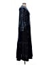 Sparrow Solid Blue Casual Dress Size XL - photo 4