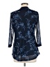 Timeson Blue 3/4 Sleeve Blouse Size M - photo 2