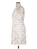 Eliza J 100% Polyester White Cocktail Dress Size 16 - photo 5