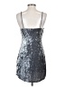Forever 21 Metallic Silver Cocktail Dress Size S - photo 2