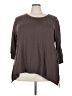 Cozy Casuals Brown 3/4 Sleeve Top Size 3X - photo 1