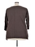 Cozy Casuals Brown 3/4 Sleeve Top Size 3X - photo 2
