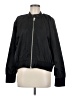 Free People Solid Black Track Jacket Size M - photo 1