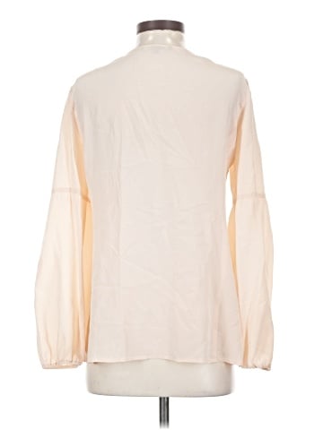 Nanette Lepore Long Sleeve Silk Top (view 2)