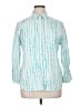 Chico's Polka Dots Teal Long Sleeve Blouse Size XL (3) - photo 1