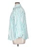 Chico's Polka Dots Teal Long Sleeve Blouse Size XL (3) - photo 5