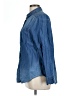 SO 100% Cotton Blue Long Sleeve Button-Down Shirt Size L - photo 5