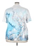 Unbranded Blue Short Sleeve Top Size 4XL - photo 2