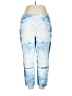 Catherines Tie-dye Blue Casual Pants Size 1X Petite - photo 1